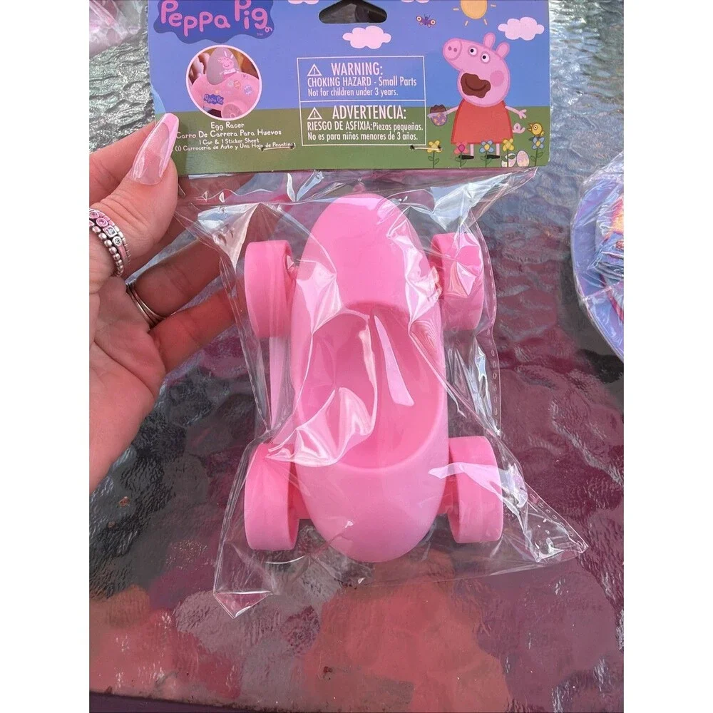 Vintage 2003 Peppa Pig Birthday Lot Cake Topper Plates & Napkins READ